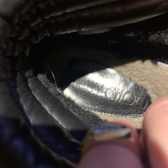 Jimmy Choo Shearling / Fur Boots Size 10.5 NEVER WORN - Picture 10 of 15